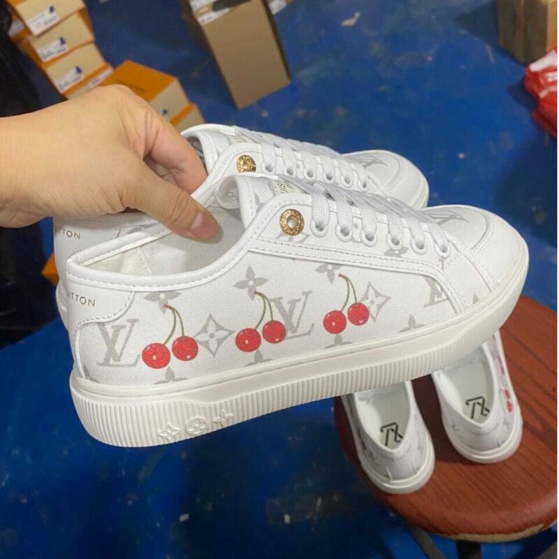 Alternative view of Louis Vuitton X Takashi Murakami Lv Lagoon Sneaker White 1Ahkyo