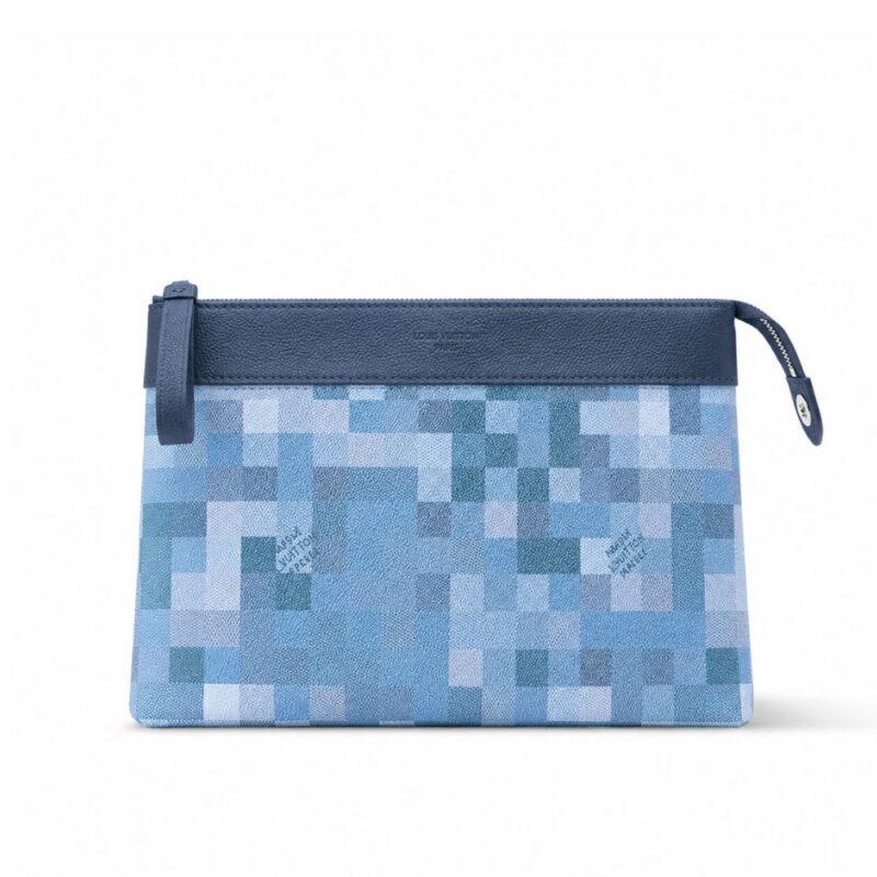 Louis Vuitton Pochette Voyage Souple Blue 30Cm M28846