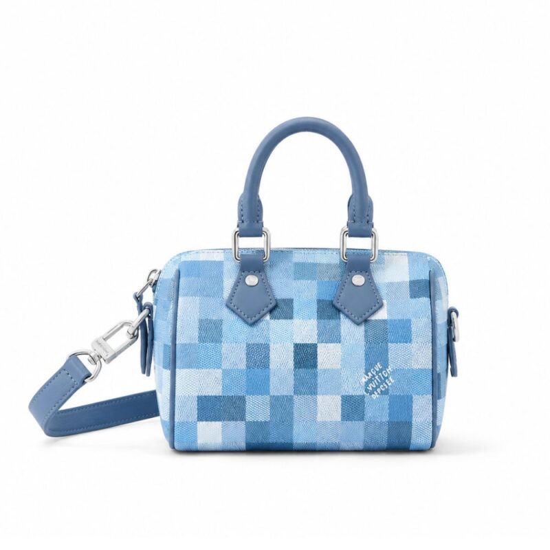 Louis Vuitton Speedy 18 Bandoulière Blue 18Cm M29050