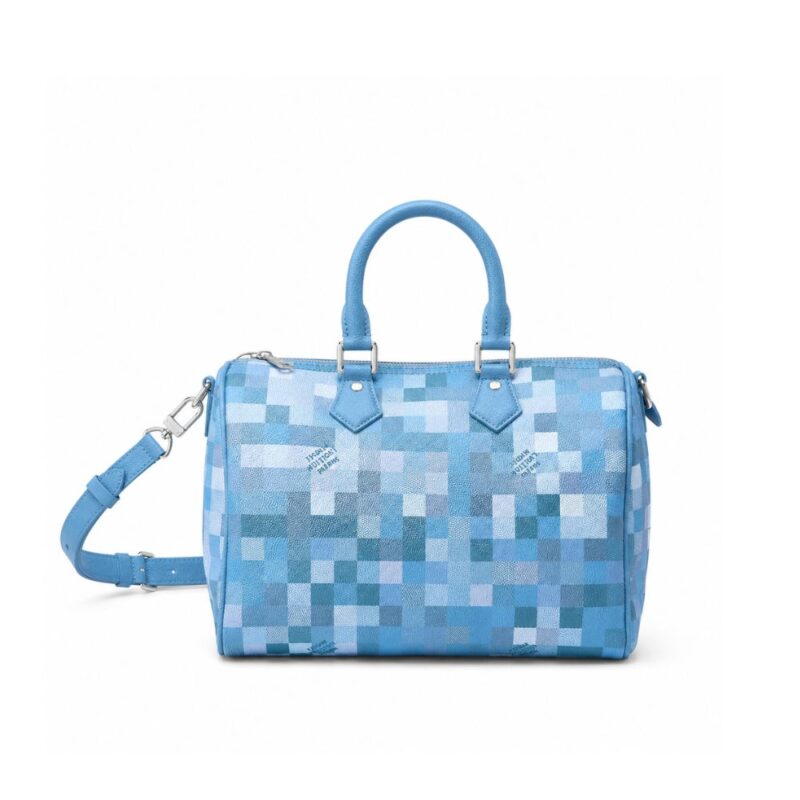 Louis Vuitton Speedy 30 Bandoulière Blue 34Cm M28978