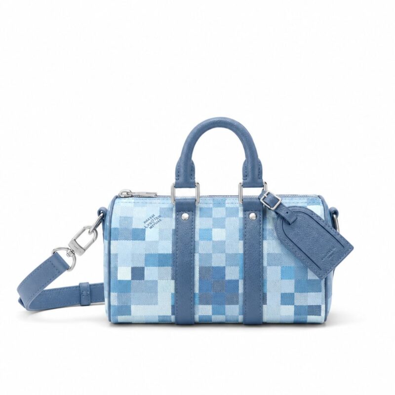 Louis Vuitton Keepall Bandoulière 25 Blue 25Cm M28600