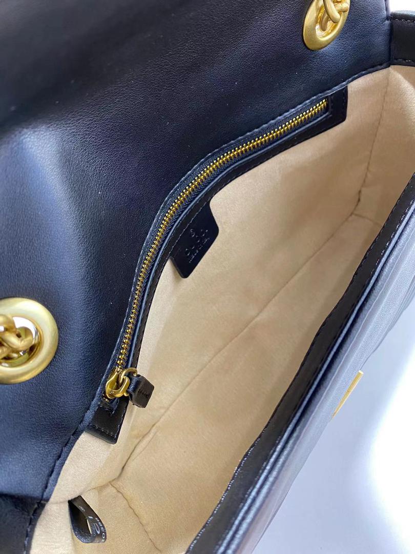 Gucci Marmont Matelassé Mini Bag 446744 Dtdit 1000 - Image 8