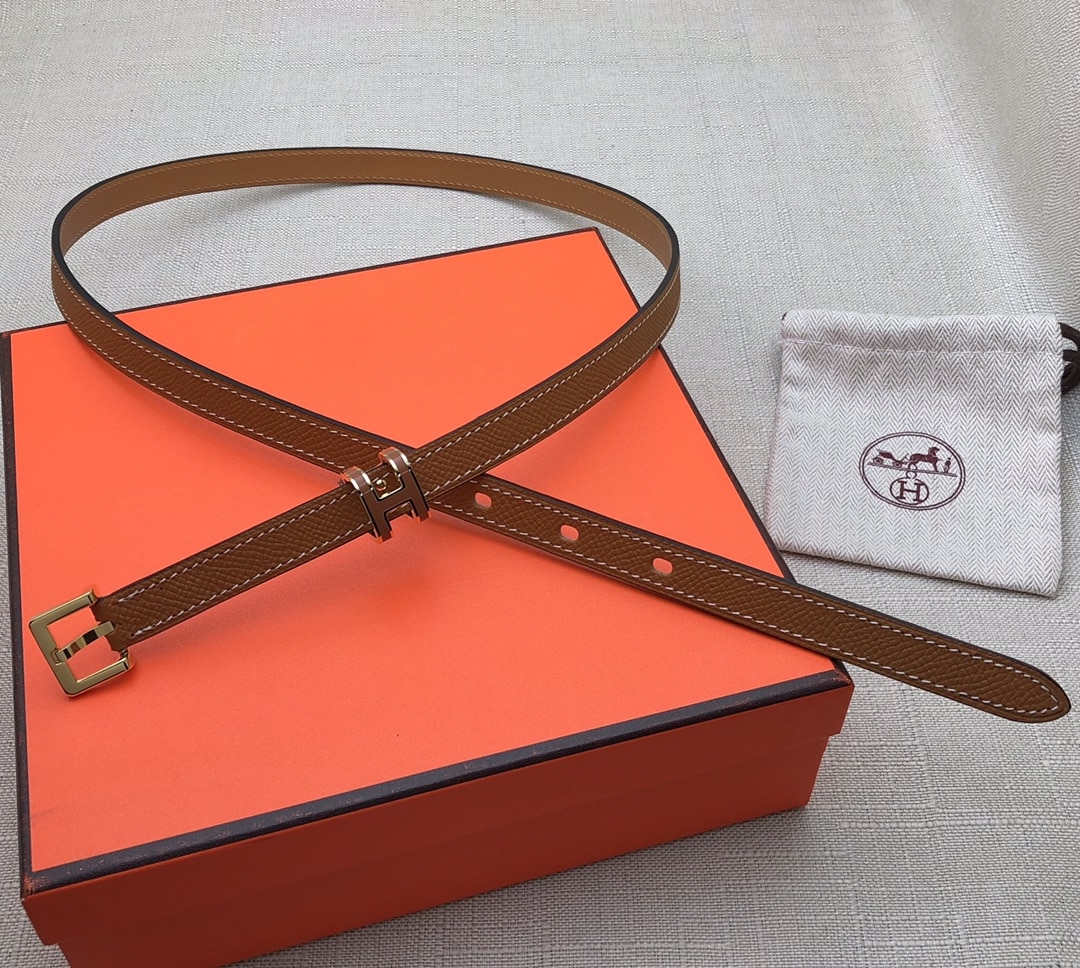 Hermes Pop H 15 Belt Brown 15Mm H081087Cd37085 - Image 4