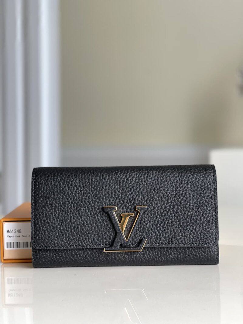 Alternative view of Louis Vuitton Capucines Wallet Black M61248