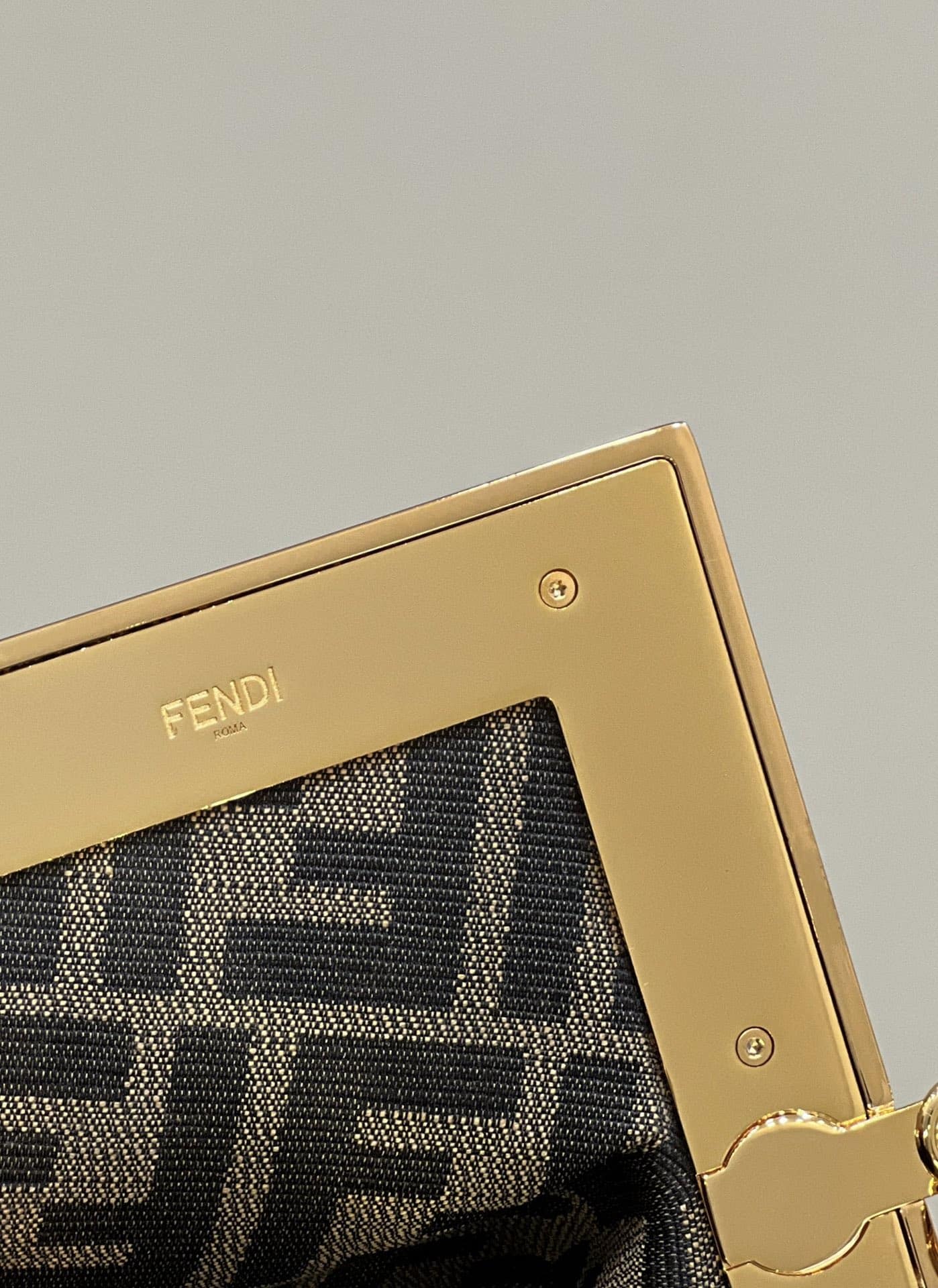 Fendi First Medium With Suede Leather Brown 8Bp127Agxkf1992 - Image 8