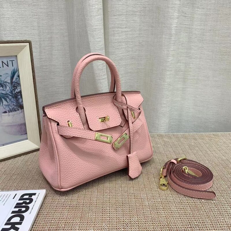 Alternative view of Hermes Birkin Mini Gold Hardware Epsom Light Pink 20Cm