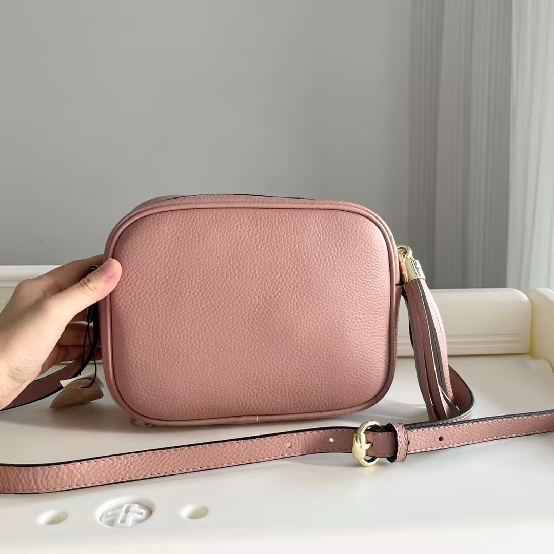 Gucci Soho Small Disco Bag Pink Leather 21Cm 308364 A7M0G 2754 - Image 8
