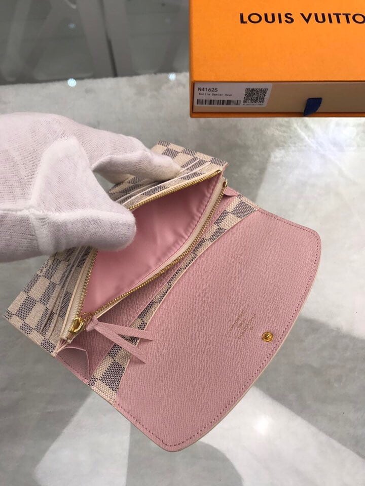 Louis Vuitton Emilie Wallet Rose Ballerine Pink N41625 - Image 6