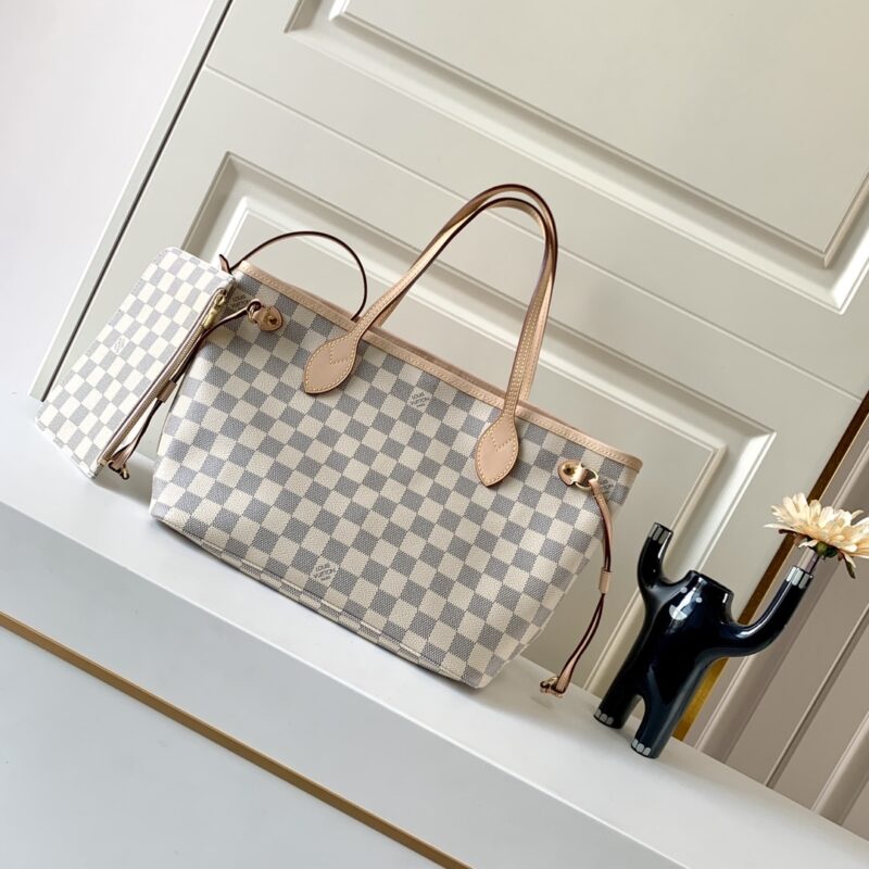 Alternative view of Louis Vuitton Neverfull PM Damier Azur Beige 29Cm N40605