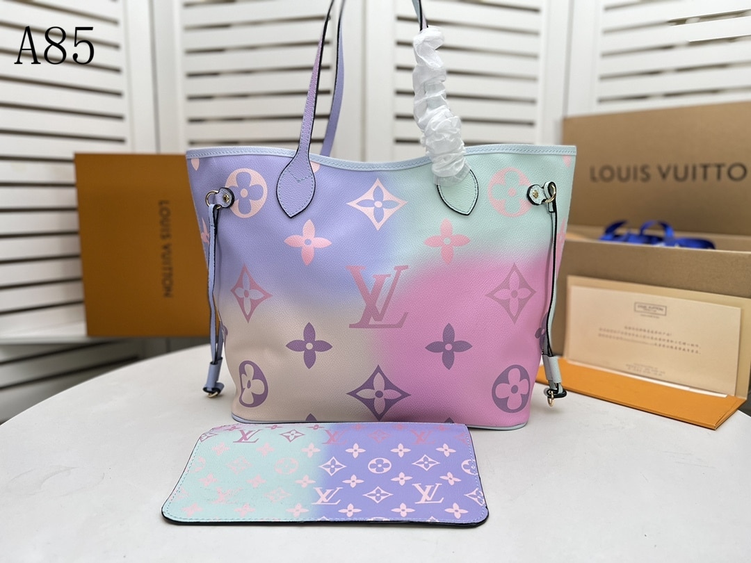 Louis Vuitton Neverfull MM Sunrise Pastel 31Cm M46077 - Image 5