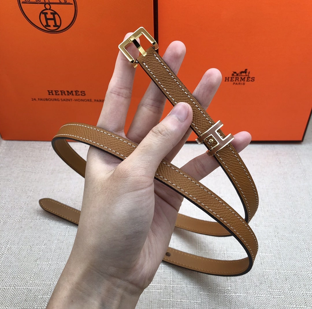 Hermes Pop H 15 Belt Brown 15Mm H081087Cd37085 - Image 2