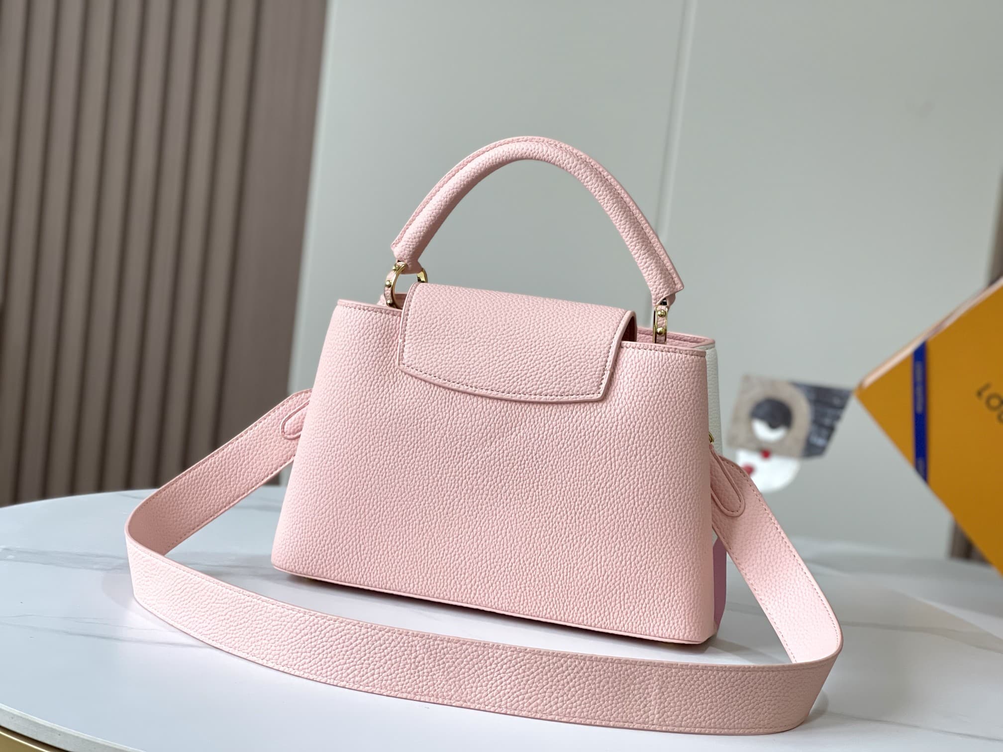 Louis Vuitton Capucines BB Pink 27Cm M59532 - Image 10