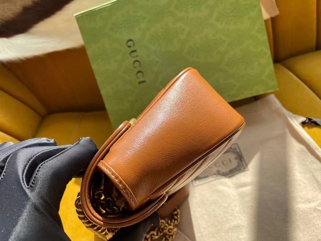 Gucci Marmont Mini Matelasse Shoulder Bag 446744 0Olft 2535 - Image 6