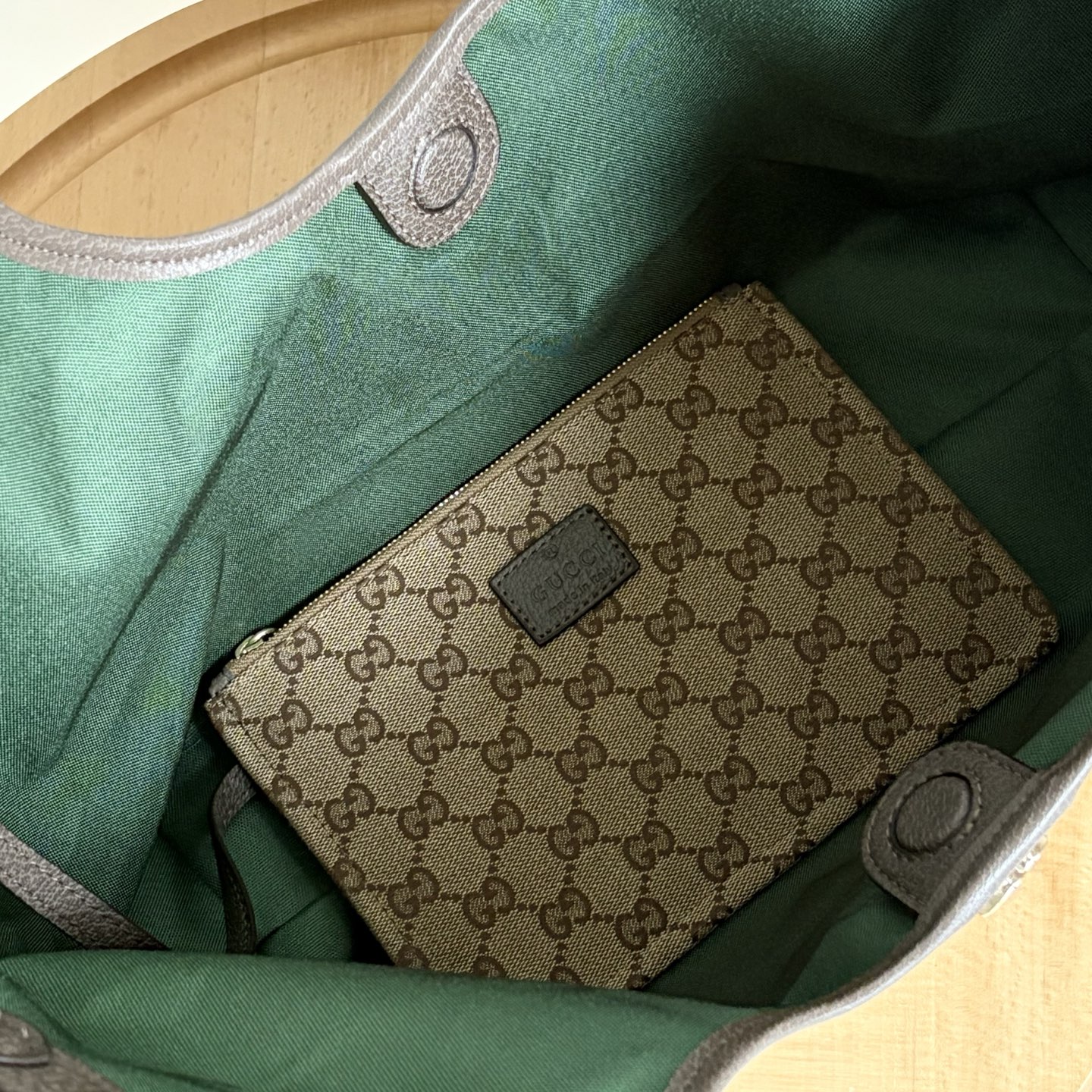 Iconic Set: Gucci Giglio Large Tote Bag And Ophidia Jumbo Gg Long Wallet - Image 5