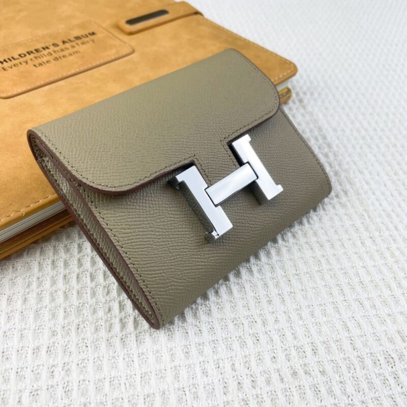 Alternative view of Hermes Constance Slim Wallet Etoupe 12Cm H082060Ck18