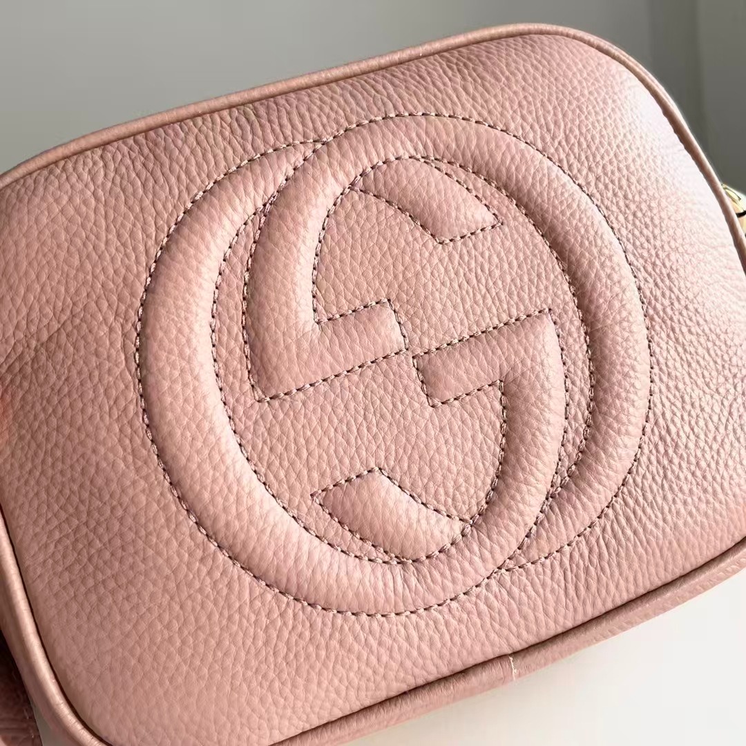 Gucci Soho Small Disco Bag Pink Leather 21Cm 308364 A7M0G 2754 - Image 5