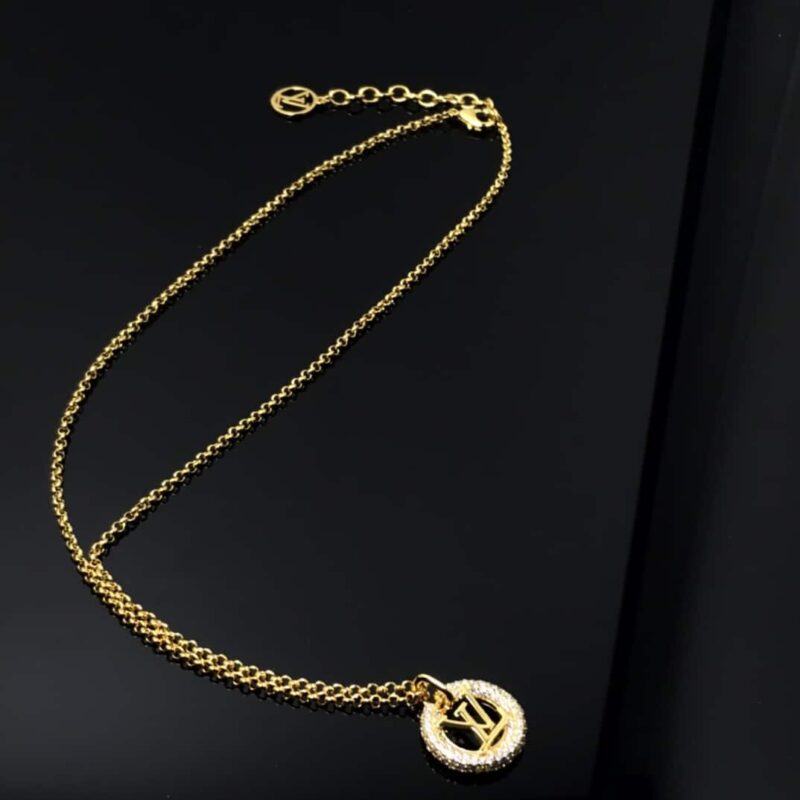 Alternative view of Louis Vuitton Louise By Night Necklace Gold M00759