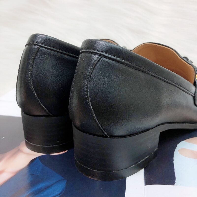 Alternative view of Gucci Unisex Leather Interlocking G Black