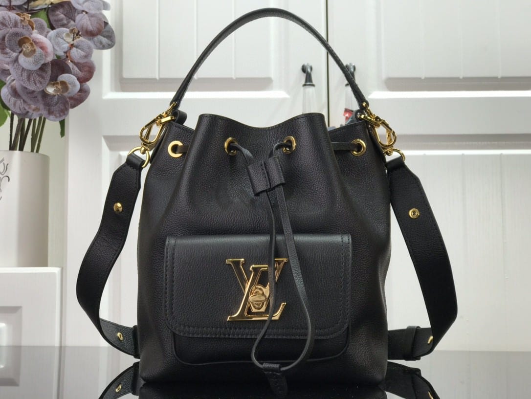 Louis Vuitton Lockme Bucket 23Cm Black M57687 - Image 10