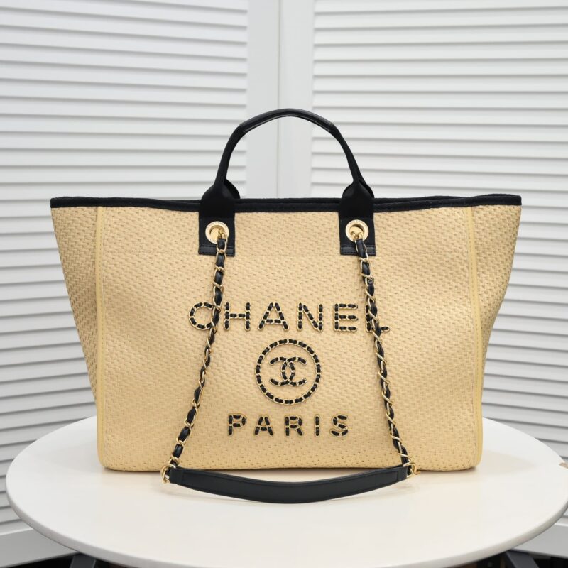 Alternative view of Chanel Deauville Large Shopping Tote 38Cm