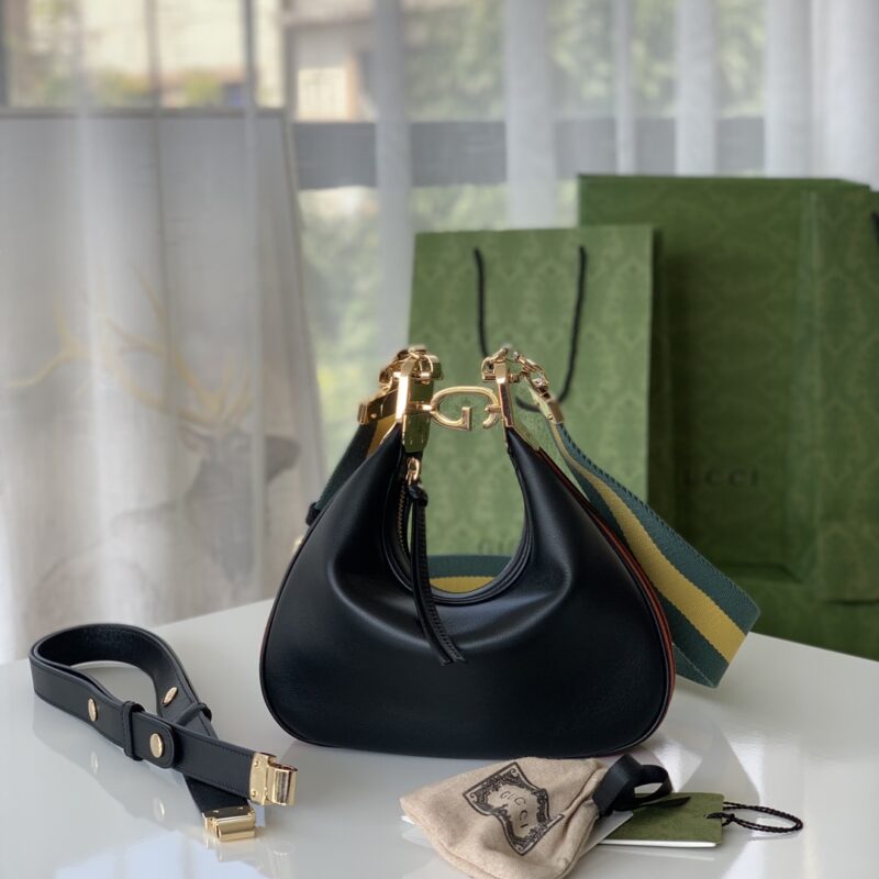 Alternative view of Gucci Gg Attache Small Shoulder Bag In Black 23Cm 699409 Uxwbg 1037