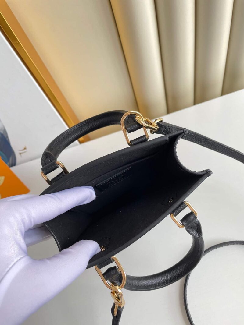 Alternative view of Louis Vuitton Petit Sac Plat 17Cm Black And Beige M57937