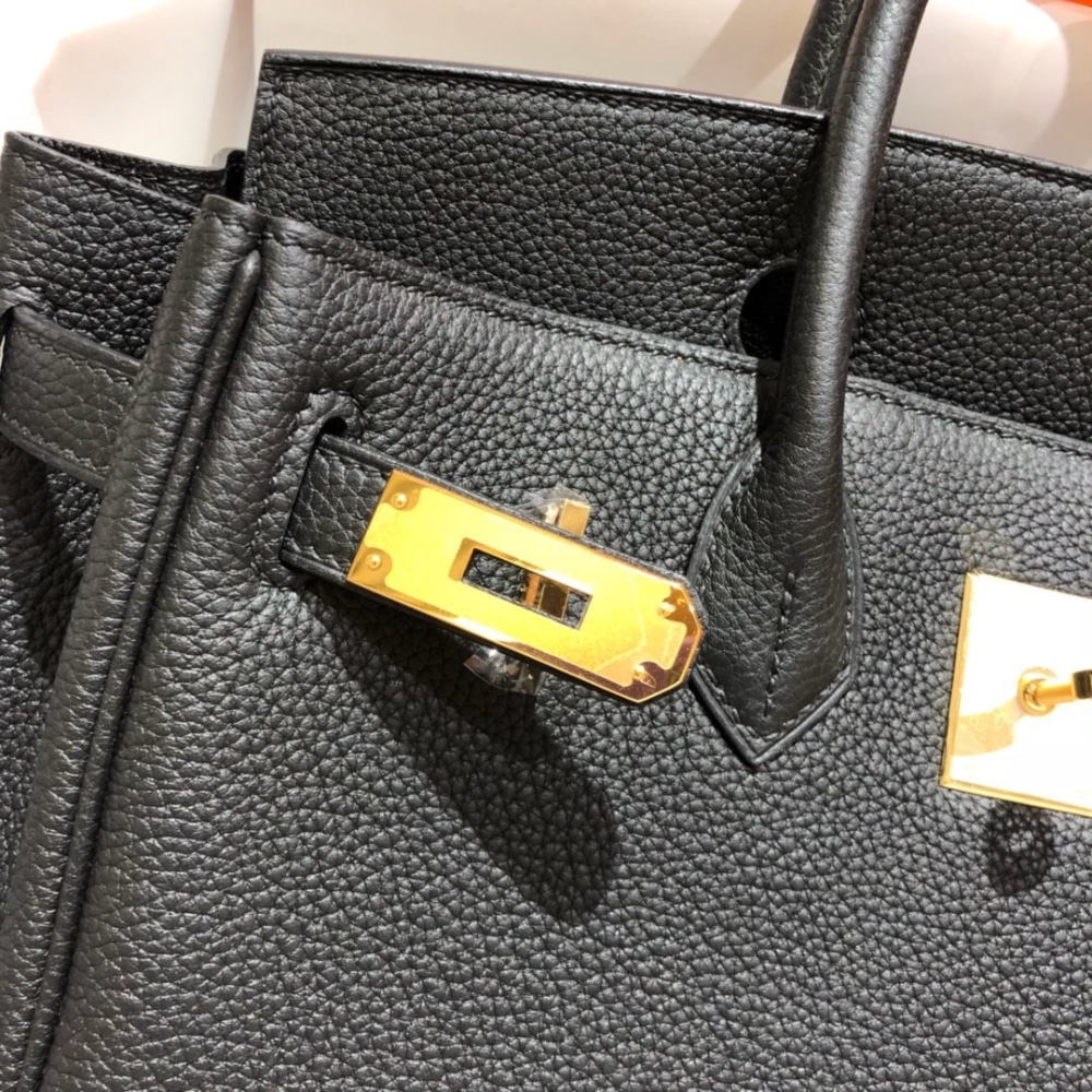 Iconic Set: Hermès Birkin B25 Togo And Chypre Sandal - Image 6