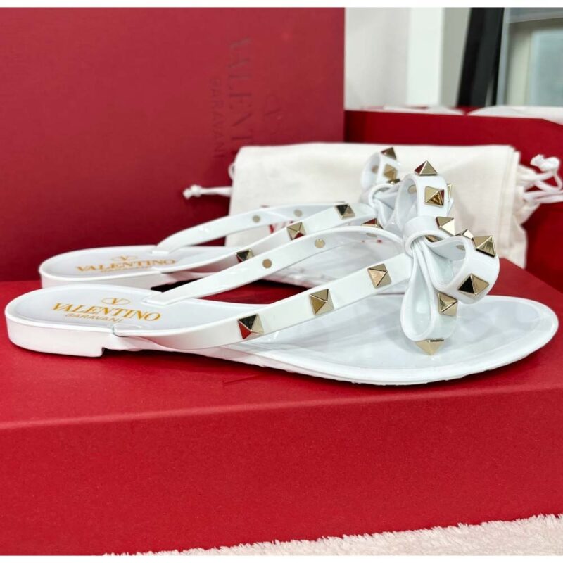 Alternative view of Valentino Garavani Flat Sandal Nappa White 5W2S0552Pvs 001