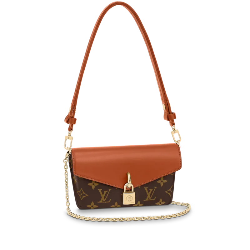 Louis Vuitton Padlock On Strap 19Cm Caramel M80763