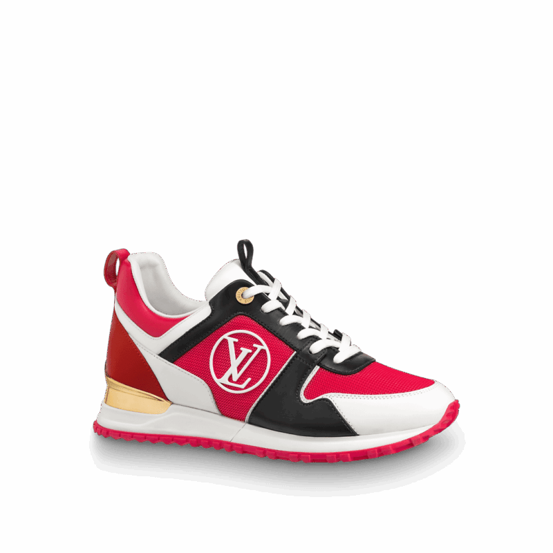 Louis Vuitton Run Away Sneakers Red And Black 1A4Wsx
