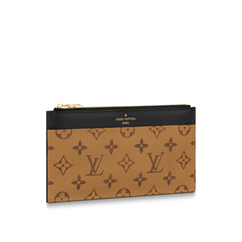 Louis Vuitton Monogram Slim Purse Brown M80390