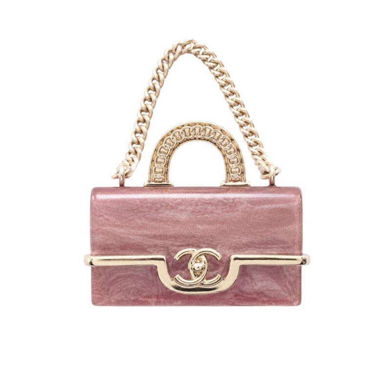 Chanel CC Metallic Bag Motif Brooch ABG308 B21878 U3494