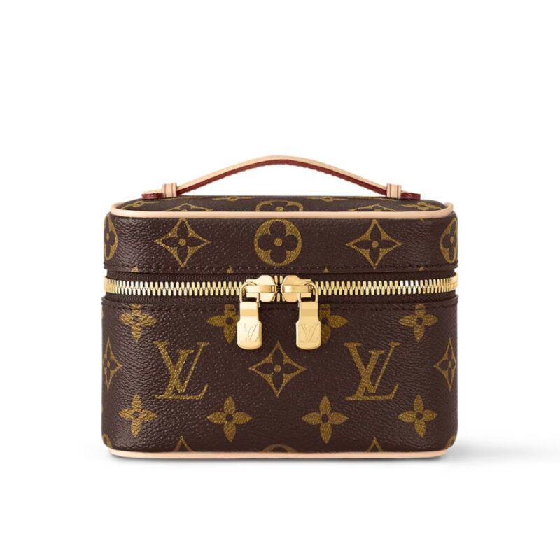 Louis Vuitton Nice Nano Monogram Canvas Brown 14Cm M44936