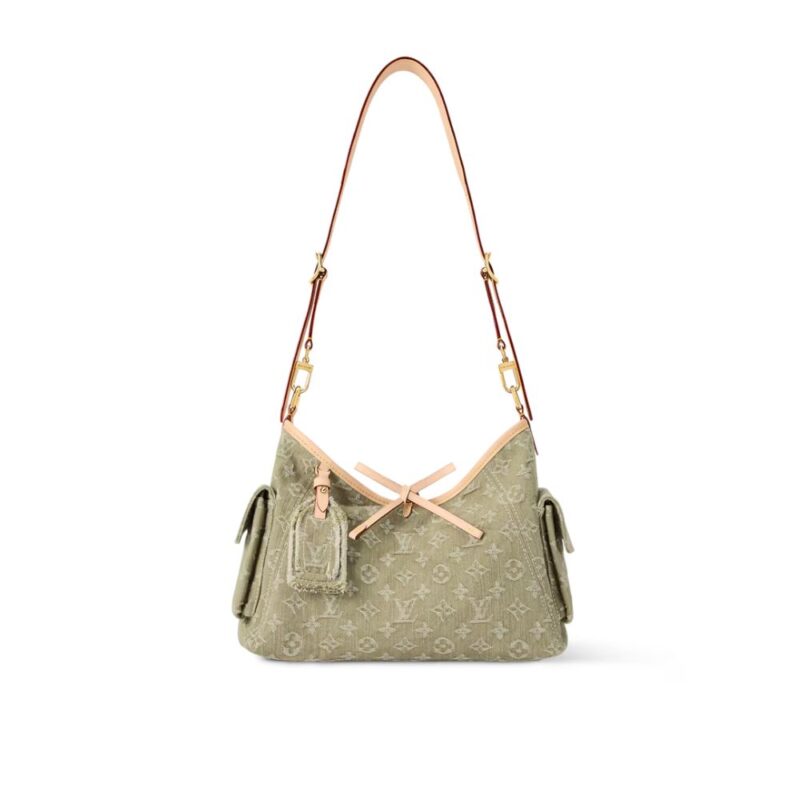 Louis Vuitton Carryall Cargo PM Khaki Denim 33Cm M27623