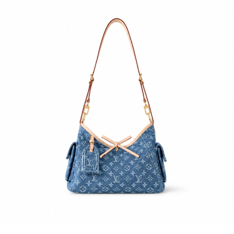 Louis Vuitton Carryall Cargo PM Blue Denim 33Cm