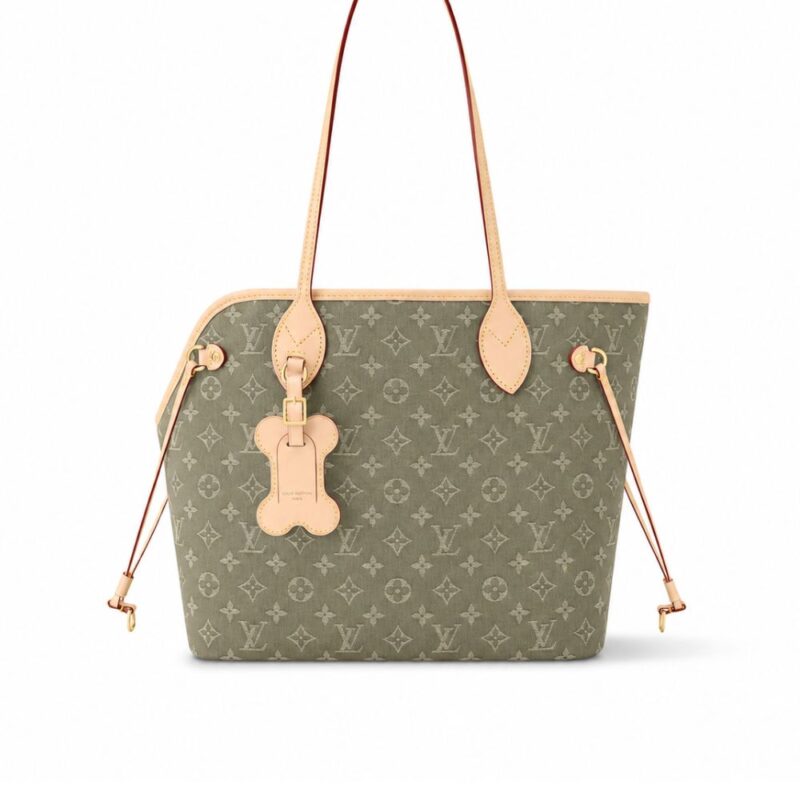 Louis Vuitton Neverwoof MM Khaki Denim 31Cm