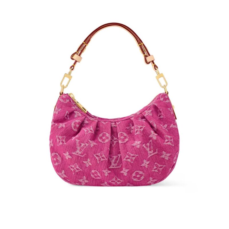Louis Vuitton Pochette Valley Bag Denim Pink 21Cm M28327