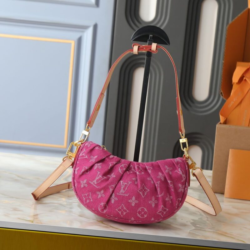 Alternative view of Louis Vuitton Pochette Valley Bag Denim Pink 21Cm M28327