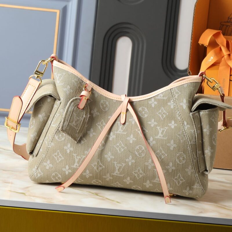 Alternative view of Louis Vuitton Carryall Cargo PM Khaki Denim 33Cm M27623