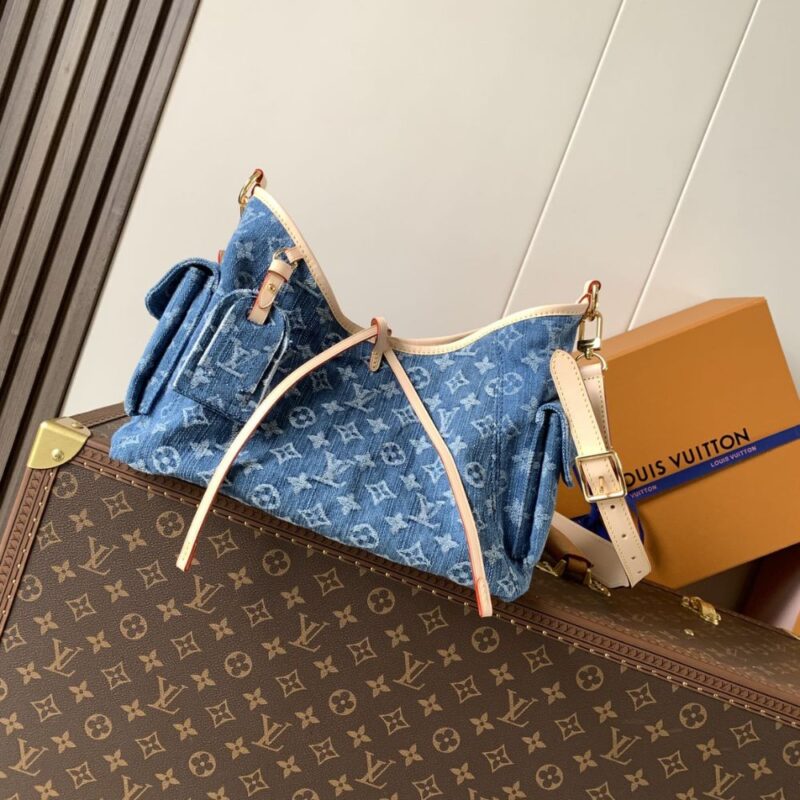 Alternative view of Louis Vuitton Carryall Cargo PM Blue Denim 33Cm