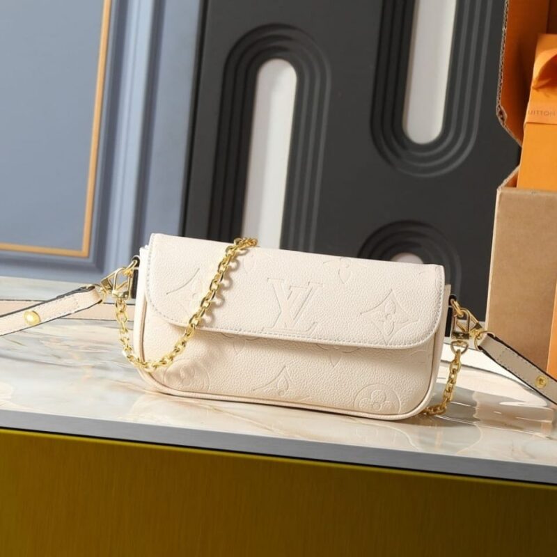 Alternative view of Louis Vuitton Wallet On Chain Ivy Monogram Empreinte Cream 23Cm M82210