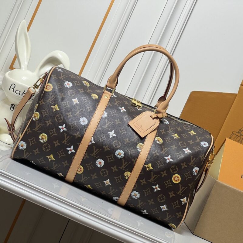 Alternative view of Louis Vuitton Keepall Bandoulière 45 Brown 45Cm