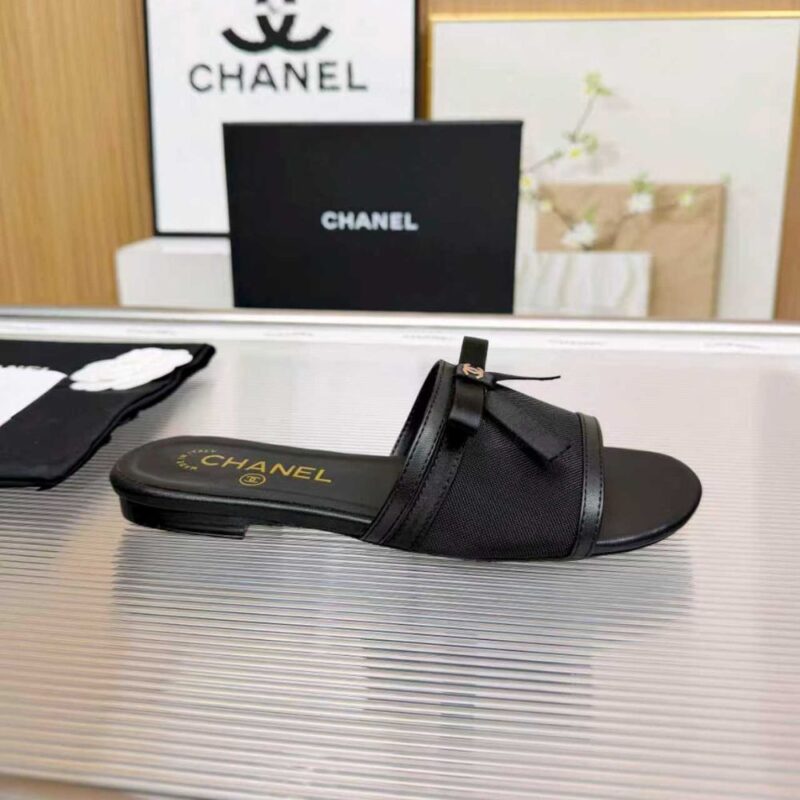 Alternative view of Chanel Mules Mesh Black G47023 B23486 94305