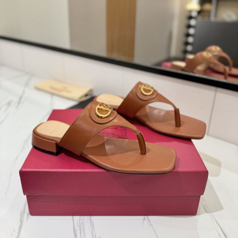 Alternative view of Valentino Garavani Vlogo Signature Sandals Brown 6W0S0LA9DSHN58