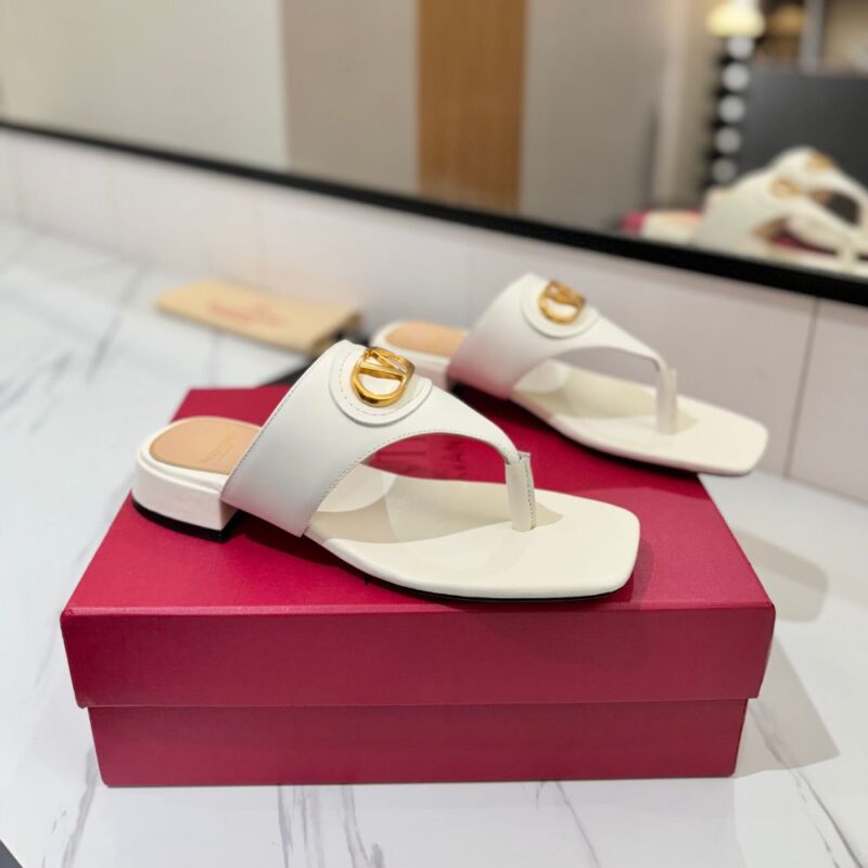 Alternative view of Valentino Garavani Vlogo Signature Sandals White WS0LA9DSH