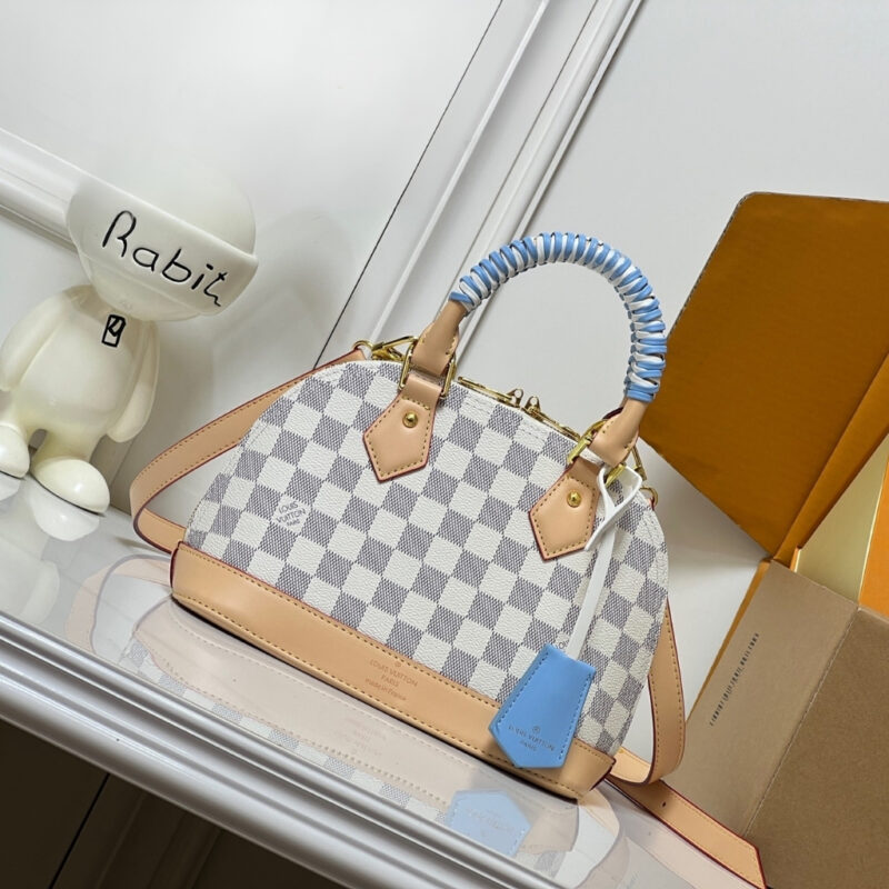 Alternative view of Louis Vuitton Alma BB Damier Azur Bleu Olympe 23Cm N40902