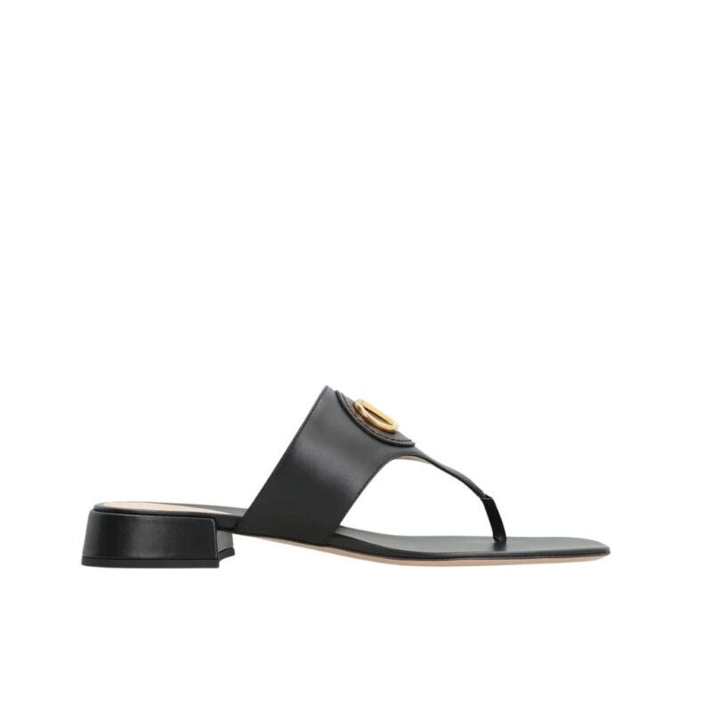 Valentino Garavani Vlogo Signature Sandals Black 6W2S0LA9DSH