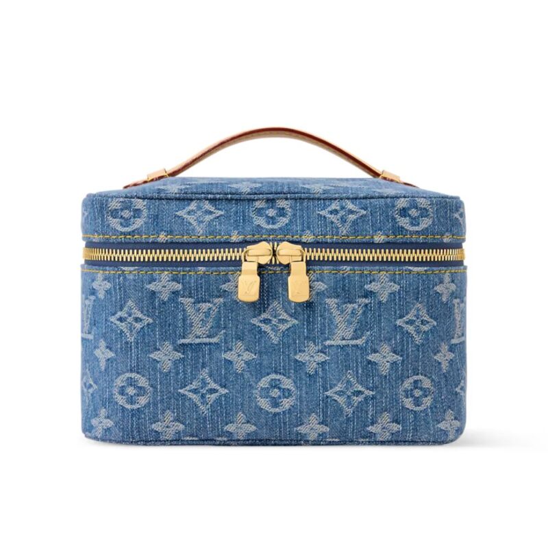 Louis Vuitton Nice Mini Monogram Blue Denim 20Cm M27946