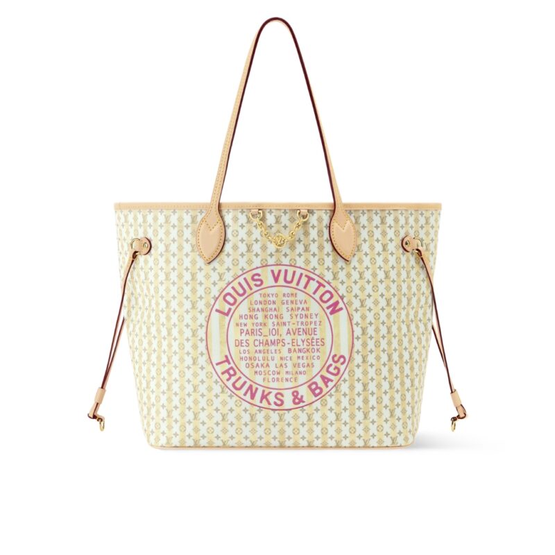 Louis Vuitton Neverfull MM LV Stamp Banana 32Cm M28457