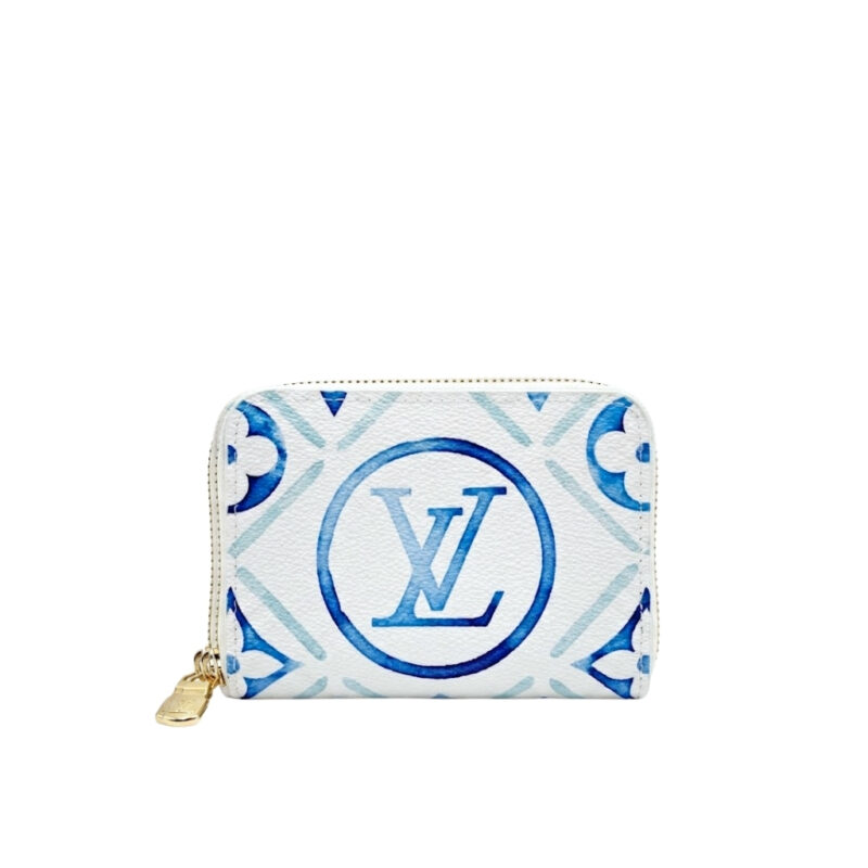 Louis Vuitton LV By The Pool Zippy Coin Purse Lagoon Blue 11cm